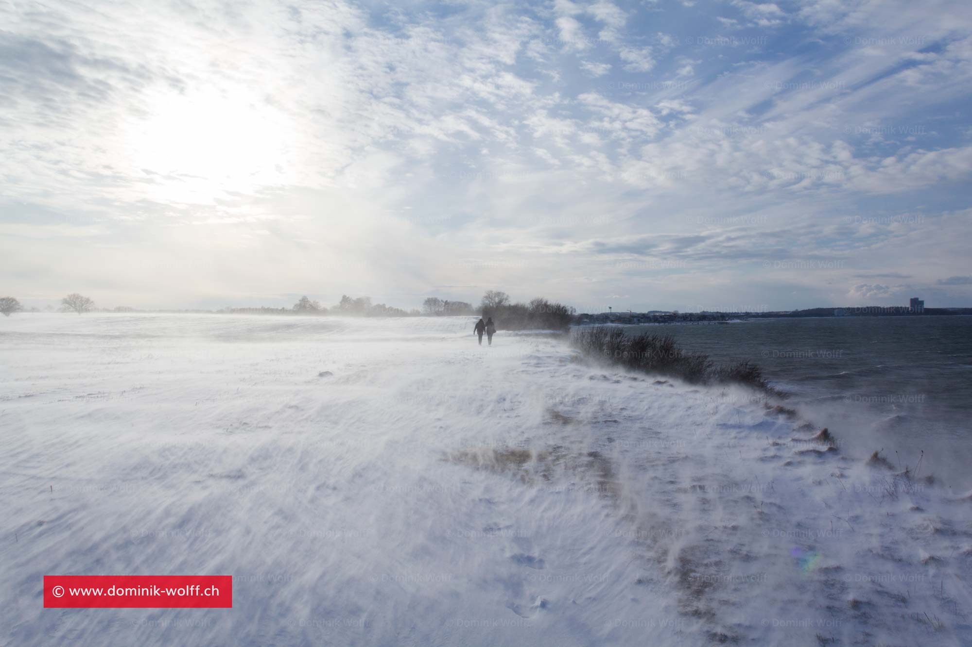 Bild + Foto - Wintersturm an der Ostsee